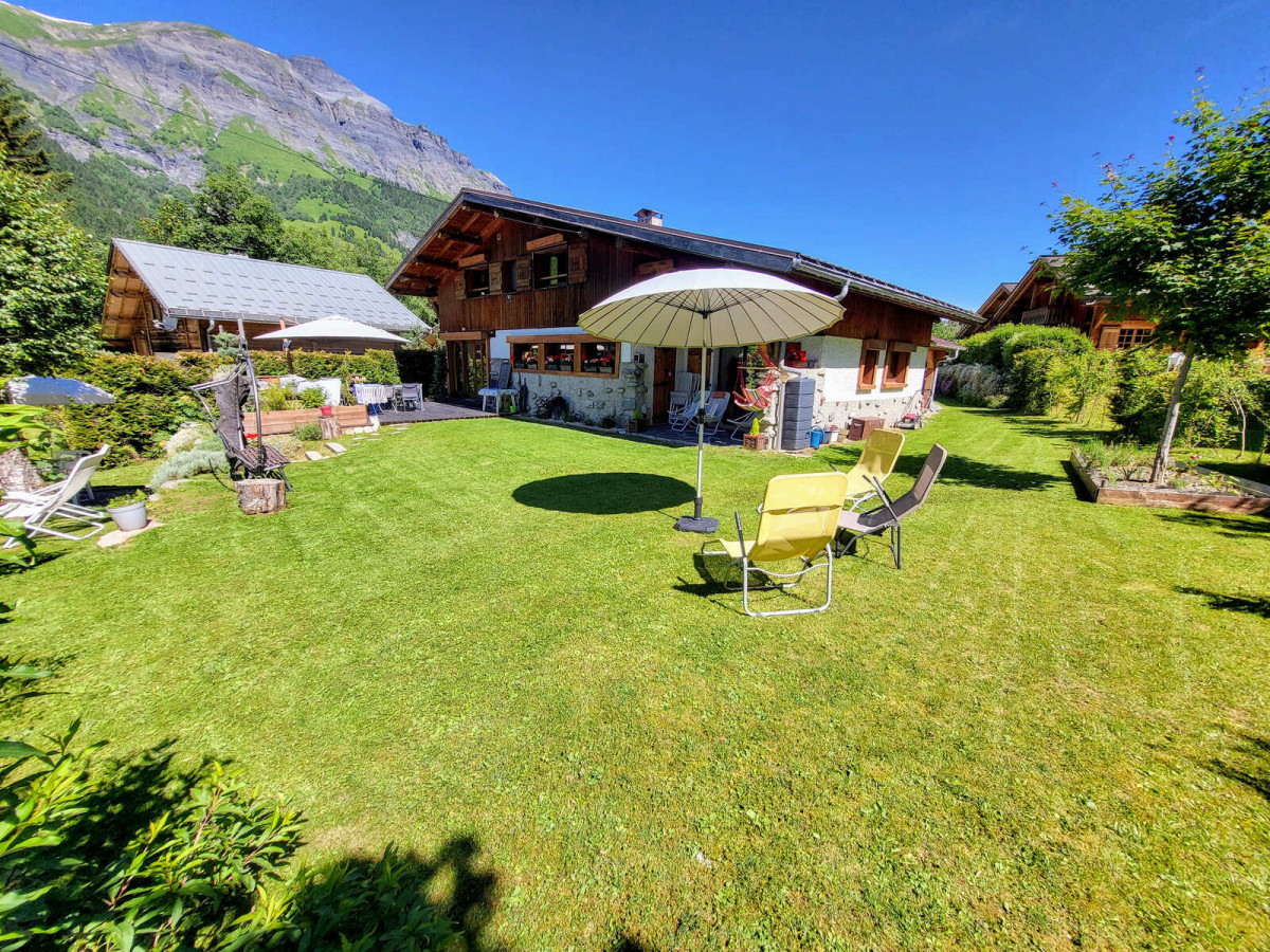 chalet côté jardin